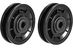 sourcing map 70mm Roulement Poulie Roue Câble Fitness Équipement Accessoires 2pcs