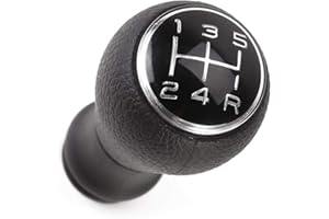 Pommeau De Levier De Vitesse, 5 Vitesses Manuelle pour Citroen C1 C3 C4 / pour Peugeot 106 107 205 206 207 306 307 308 309 405 406 407 508 605 607 806 807 Chrome