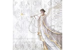 IHR Ideal Home Range - Paper Napkins Angel's Grace Grey 20 St. Lunch Napkins 33 cm x 33 cm / 13 inch x 13 inch