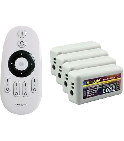 LGIDTECH WL-Box2 2,4 GHz Gateway WiFi Bridge pour contrôle de l'application smartphone Milight Lampes LED Strip Contrôleur Compatible avec Echo Alexa et Google Home Assistant Control