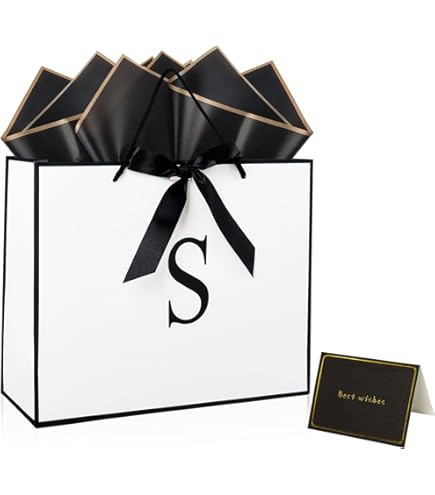 Initial Letter Gift Bag For Personalized Gifts 16.9'' X 12.6 - View #2