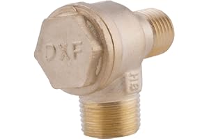 Othmro Clapet anti-retour en laiton pour compresseur d'air à 2 voies fileté mâle - Accessoire pneumatique - Valve de compresseur d'air filetée mâle - Valve anti-retour - Pièces de rechange - Outil de