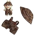Miaoyak Doll Clothes For Labubu Accessories, Stylish Kawaii Outfit Set, 6 Pieces Suitable For 15cm 17cm Doll, Dress to Impress Dolls, Clothing Set Replacement (NO Doll)
