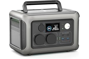 ALLPOWERS R600 Estación de Energía Portátil, Batería LiFePO4 de 299 Wh, Generador Solar de Salida de CA de 2 * 600 W (Pico1200 W), Carga Rápida de 1 Hora, Adecuado para Viajes, Camping, RV, Emergencia