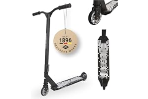 Schildkröt Patinete de Acrobacias Kickless, con Compresión HIC y Llanta de Aluminio, Ruedas de PU de 100 mm, para Acrobacias Ambiciosas y Trucos