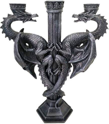 Photophore Gothique Avec Trois Corbeaux Et Têtes De Mort - Brûleur à Huile En Résine Pour Bougies Yankee Candle, Décoration Sombre Élégante