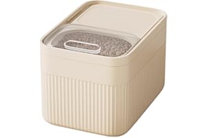 GÉNÉRIQUE Contenant de Stockage pour Nourriture de Chien - Bac hermétique 10L pour aliments secs, conservation longue durée | Récipient de croquettes avec tasse doseuse, boîte anti-humidité pour animaux, rangem
