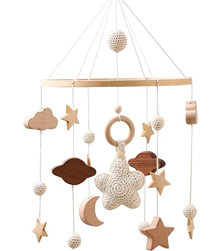 Baby Bed Hanging Rattles DIY Toys Hanger Hanging Baby Crib Mobile Bed Bell Toy Holder 360