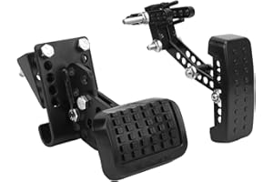 AYAYU Gas Brake Pedal Extender, Universal Short Driver Car Pedal Extension with Adjustable Length, Anti Slip Vehicle Accelerator Clutch Extend for Automotive