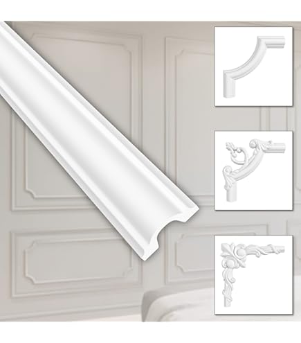 Stuck Ornament PU 200x350mm - Stoßfeste Wanddekoration G2345L