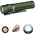 OLIGHT Baton3 Pro Max 2500 High Lumens Rechargeable Compact EDC Flashlights with Safety Proximity Sensor, LED High Lumens Pocket Torch for Camping, Emergency Use (CW Light: 5700~6700K)(OD Green)