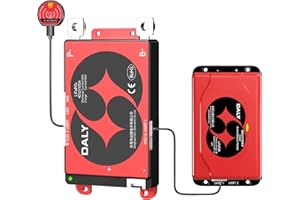 DALY BMS 12V 4S 100A Balance - BMS d'équilibrage de cellules Actives 1A avec Module Bluetooth pour Batterie LiFePO4 12V Station d'alimentation Portable pour Batterie de Camping-Car
