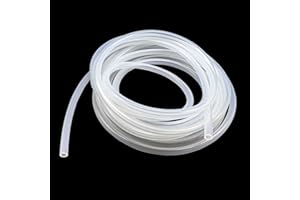 Silicone Tube, iMeistek Food Grade Flexible Silicone Hose, 5mm ID x 8mm OD, Length 8 Meters, Water Air Hose Pipe, for Pump Transfer