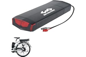 PANDA CYCLE Batería Ebike de 36V Batería de Litio de 13Ah / 16Ah con Rejilla Trasera para Motor sin escobillas/Bafang de 550W 500W 350W 250W Rear Rack Ebike Batería
