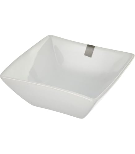 Lot De 6 Bols à Céréales Fine Dining METRO Professional - Porcelaine Blanche 15 Cm 443 Ml