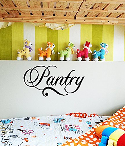 Hommay PVC Wall Stickers Pantry storage room living room bedroom waterproof glass home decoration Wallpaper Mural Art Decals 27.9cm x 58.4cm by Homemay