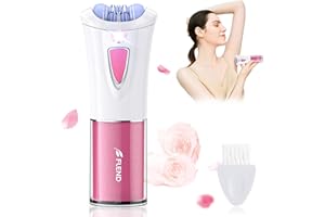 LUKYUS Facial Epilator for Women, Cordless Facial Hair Removal for Women Face & Body Hair Remover, Electric Mini Epilator for Women with LED Light, Bikini Trimmer for Facial Body Armpit Bikini Leg