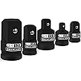 5-Piece Impact Adapter and Reducer Set, 1/2" to 3/8", 1/4" to 3/8", 3/8" to 1/4", 3/8" to 1/2", 3/4" to 1/2", Cr-V Steel, Ideal for Impact Drivers, Wrenches & Ratchets