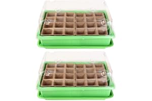 Schramm® 2 pièces set de propagation en serre pots de propagation à plateau 27 x 19 x 11 cm pour 48 pots de propagation