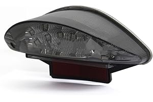 VRARE Hinten Rücklicht Motorrad Rot 12V 16PCS L- Für BM&W F650 GS ST F800 ST R1200 GS Serie Rote Brems Bremsleuchte