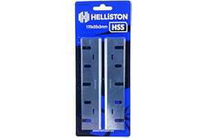 HELLISTON HSS Fers/Lames de rabot 170mm pour Makita 1806, 1806B, 170 x 35 x 3 mm (2 pièces)
