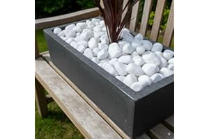 TODOSTONES Canto Rodado Saco Blanco Especial (99%) (20 Kg, Tamaño: 20-40mm)