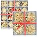 Produktbild com-four® 68-teiliges Strohsterne Set, Ø 3-10 cm, Christbaumschmuck aus Stroh (68-teilig - Mix1)
