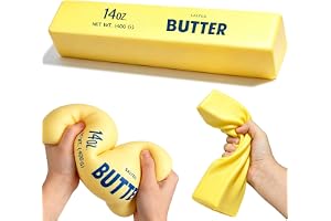 SHISHISHUNLi But-TER Squi-Shy XXL, 24 cm Squi-Shy But-TER, mantel-köl anti-stress leksak, perfekt för kontor och vuxna