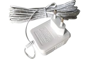 HONEYHOUSE 24V 500MA Doorbell Transformer and Ring Doorbell Screwdriver, Power Supply Adapter with 8M Cable Compatible with All Versions of Ring Doorbell (A+B)