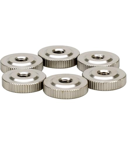 Blind Hole UNC 6# 1/4 3/8 High Knurled Thumb Nuts Aluminium Hand Grip - View #4