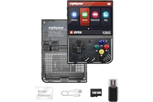 BuLuHAHA Miyoo Mini Plus 128G Consola Retro,Consola de Juegos Portátil de 3.5 pulgadas, 15000+ Juegos clásicos, Consola de Juegos de Mano Compatible con WiFi