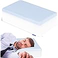 Memory Foam Cubic Pillow Side Sleeper Pillow for Neck and Shoulder Pain Relief | Supportive and Soft Cuboid Cervical Pillow for Side Sleeping | 2 in 1 Cooling Bed Pillow - 20''x12''x6'' Thick