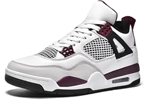 Mevoit Damen Herren Air 4 Retro Skateboardschuhe Schuhe Laufschuhe Turnschuhe mit Luftpolster Walkingschuhe Basketballschuhe Sportschuhe Sneaker