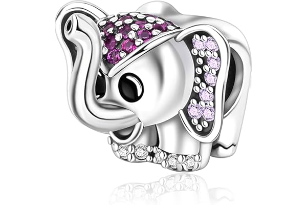 Annmors Plata de ley 925 Charms Abalorios Compatible con Pulseras y Collar Mujer