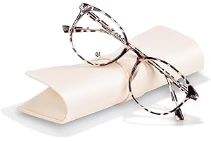 ‎FONHCOO FONHCOO Blaulichtfilter Brille Damen TR90 Blaulichtbrille ohne Sehstärke, Superleichte Anti-Müdigkeit Computerbrille Gaming Schutzbrille (Schildkröte)