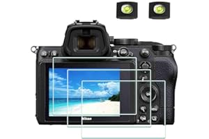 ULBTER Protezione Pellicola per Nikon Z5 II Z50 II Z5 Zf Z6 Z7 Z6 II Z7 II Z6 III Z8 Z9 Z f Z 5 Z50II Z 50 II Protettore Schermo Vetro Temperato 0,3mm Durezza 9H Antigraffio Anti-Bolle [3 pezzi]