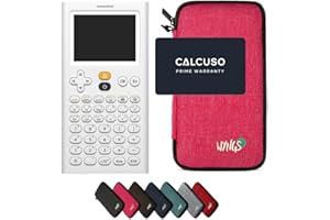 CALCUSO NumWorks con Funda Protectora WYNGS Rosa - Calculadora Gráfica - Paquete Básico