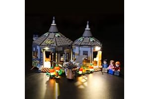 GEAMENT Kit de Luces LED por Cabaña de Hagrid Rescate de Buckbeak (Hagrid's Hut Buckbeak's Rescue) - Compatible con Lego Harry Potter 75947 (Juego Modelo no Incluido)