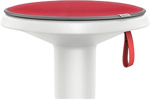‎INTERSTUHL Interstuhl UPis1 Premium Sitzkissen - Besonders bequemes Stuhlkissen perfekt geeignet für Hocker, Stühle, Bänke und Fußböden - Perfekt UPis1 Bürohocker (Himbeerrot)