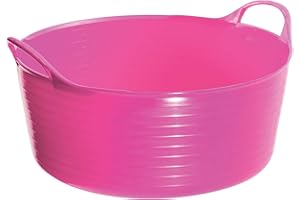 Perry Equestrian No.7119 Flexi-Fill Shallow Tubs/Trugs 15 Litre Capacity, Pink
