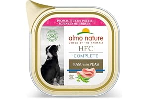 Almo Nature Made in Italy pour Chien - HFC Complete avec Jambon et Pois, 85 g