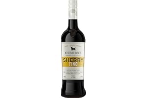 ‎OSBORNE Osborne Sherry Fino – Hochwertiger, trockener Sherry, hergestellt nach dem Solera-Verfahren aus Andalusien in Spanien mit 15% vol. (1 x 0,75l)
