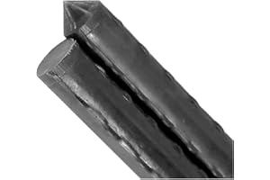 AC – Pack de 1 tutores de Acero plastificado para Plantas – Ideal para el Cuidado de Las Plantas – Varilla para el Cuidado de Las Plantas y arboles – Color Negro (1 uds Ø 0,8 x 120 cm)