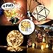 Produktbild LED LichterketteChickwin Weihnachten Starry Kupferdraht Batterie Lichterkette Wasserfest 8 Modes Warmes Weiß Dekoration für Haus Garten Zimmer Terrasse Hof Haus Weihnachten Lichterkette (4PC)