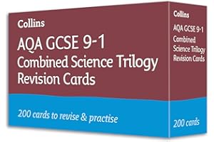 AQA GCSE 9-1 Combined Science Revision Cards (Biology, Chemistry & Physics): Ideal for the 2026 and 2027 exams (Collins GCSE Grade 9-1 Revision)