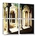 Produktbild ARTWall Kunstdruck auf Leinwand '4 Stück Ray Elana 's Roman Architektur quadratisch Set Galerie verpackt Leinwand 48x48 mehrfarbig