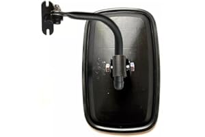 MelTruck® Specchietto retrovisore esterno 232 x 145 mm ø15 ø18 escavatore trattore E20 con supporto specchio braccio specchio