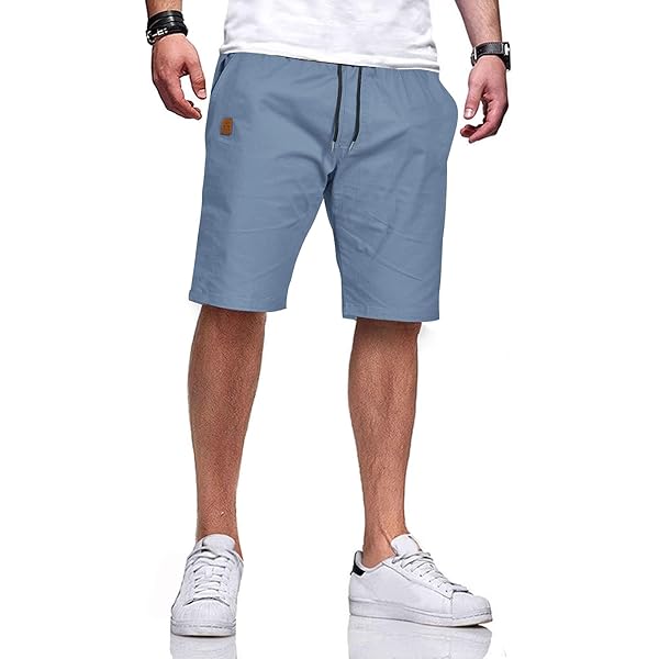 No Excess - Korte broek katoen - Taupe - Short Chino With Linen - 318190311