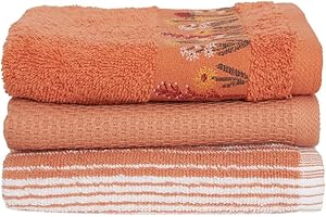 LA MALLORQUINA Pack 3 paños de Cocina 100% Algodón - Silvestre