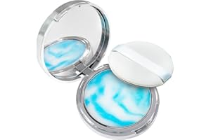 CESGIGO Candy Bella Cipria,Cipria Gel Opacizzante Viso,Cipria Opaca Setosa,Impostazione Del Trucco In Polvere,Cipria Fissante Opaca Setosa Per Il Controllo Dell'olio (1 pezzi polvere pressata A)